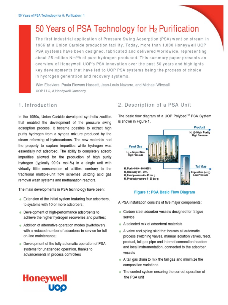 Psa 50 Paper Pdf Download Free Pdf Adsorption Natural Gas