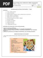 7o Ano Lingua Portuguesa Gabarito Da Bateria de Exercicios
