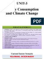 Energy Consumption and Climate Change: UNIT-3