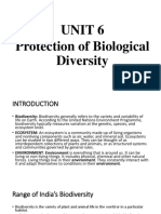 Unit 6 Protection of Biological Diversity