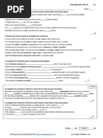 Vocabulary Test B 01: This Page Has Been Downloaded From ® Macmillan Publishers LTD