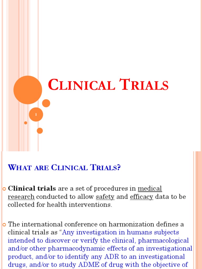 Clinical Trials Definition