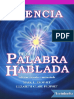 La Ciencia de La Palabra Hablada - Mark L Prophet PDF