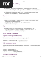 probability notes