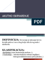 Akutno Iskrvarenje