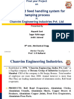 Automated Feed Handling System For Stamping Process: Chanvim Engineering Industries Pvt. LTD