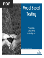 Model Based Testing