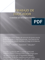 El Trabajo de Educador