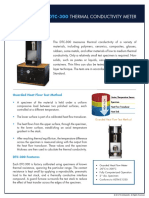 Thermal Conductivity Meter: Guarded Heat Flow Test Method