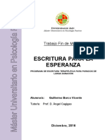 Escritura para La Esperanza Por Guillermo Barco Vicente PDF
