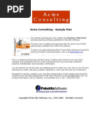 Download Consulting Services Business Plan by Palo Alto Software SN407282 doc pdf