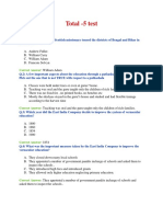 Total - 5 Test: Correct Answer