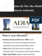 Asset Allocation of Abu Dhabi's Sovereign Wealth Fund