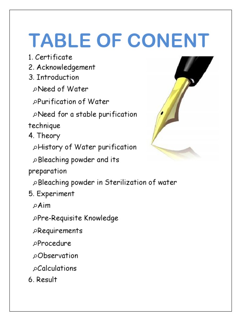 STERILIZATION OF WATER USING BLEACHING POWDER.docx Water Purification