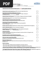 Reimbursement Checklist 2018 PDF