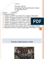 Materi Teknik Komunikasi Audit