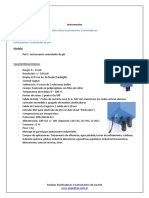 Data Sheet de Instrumentos