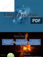 Energy Resources - Rachel Ecclestone