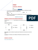 La Loi D Ohm