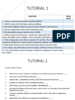 Tutorial 1: True/ False