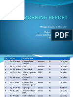 Minggu Malam, 19 Nov 2017 Dokter Jaga: Dr. Irfan R Dokter Intership: Dr. Maria Ulfa Dokter Muda: Riko