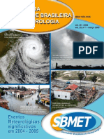 SBMET Boletim destaca eventos meteorológicos de 2004-2005