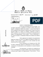 Convocatoria para El Ministerio de Público de Nación