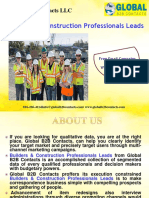 Builders & Construction Professionals Leads