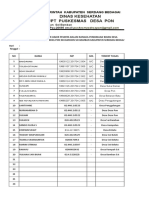 Absensi Harian Puskesmas