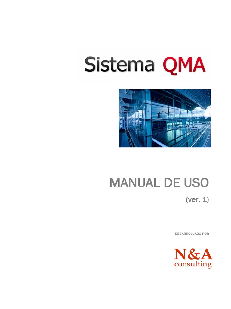 Manual de Uso del Sistema QMA | PDF | Tabla (base de datos) | Archivo ...