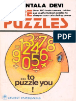 More Puzzles To Puzzle You PDF