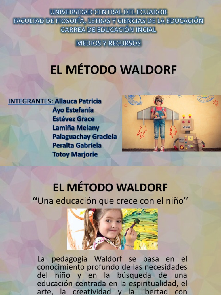 Introducción al Método Waldorf | PDF | Waldorf Education | Modificación ...