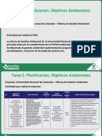 Tarea 2.planificacion Objetivos Ambientales