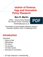 Evolution of STI Policy Research