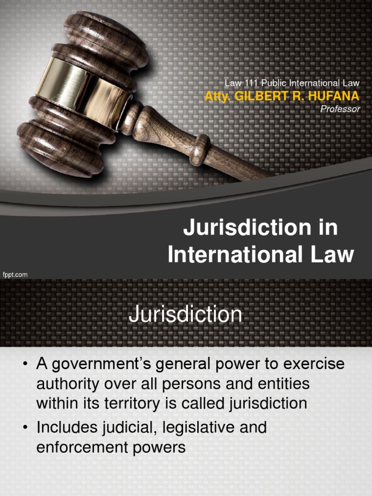 Principles of Jurisdiction in International Law | PDF | Consul ...