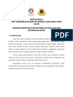 Kertas Kerja Permohonan PERALATAN SUKAN