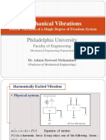 Forced Vibration of SDOF System