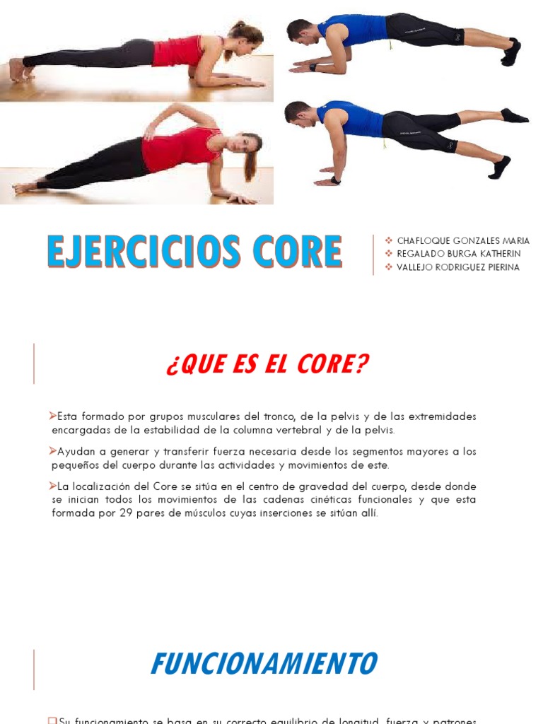 Ejercicios para Fortalecer el Core | PDF | Hombro | Pelvis