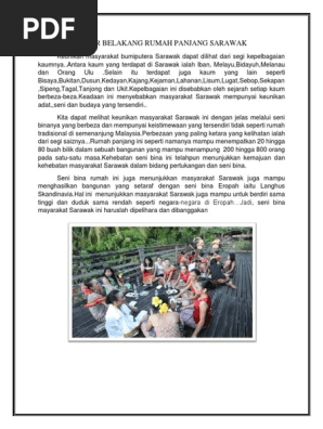 Latar Belakang Rumah Panjang Sarawak Pdf