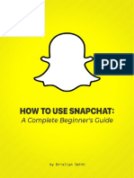 How To Use Snapchat A Complete Beginner's Guide PDF