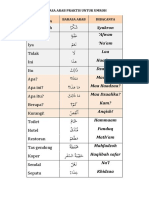 Bahasa Arab Praktis Untuk Umroh