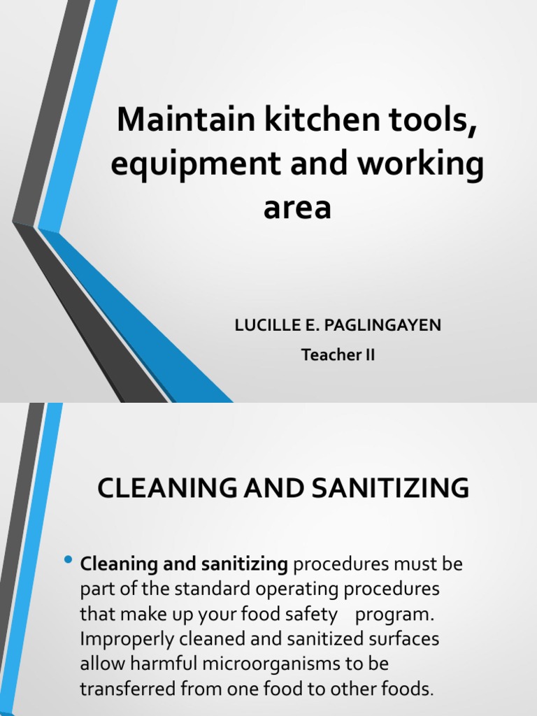 Proper Cleaning and Sanitizing Procedures for Maintaining a Safe
