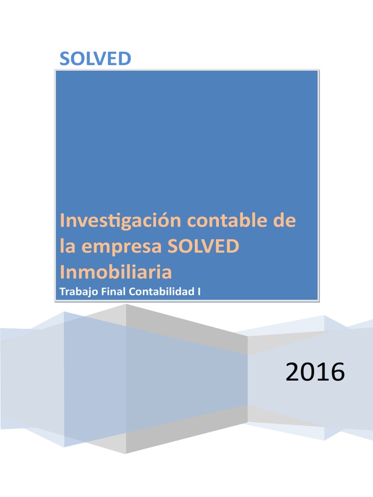 Trabajo Final Contabilidad | PDF | Business