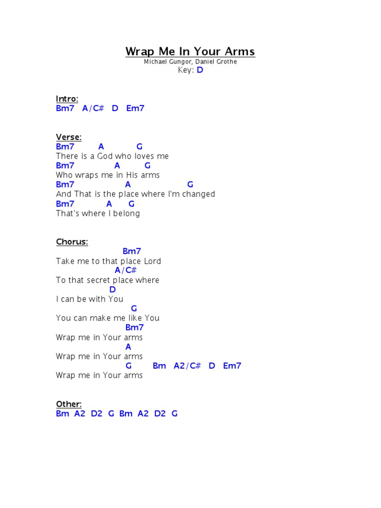 Wrap Me in Your Arms PDF