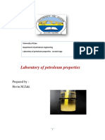 Petroleum Properties