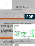 Sistemas de Potência a Vapor Ciclo Rankine