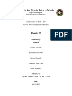 Colegio de San Juan de Letran - Calamba: 2Nd Semester Ay 2018 - 2019 Ie101L - Productionsystems Laboratory