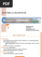 Electrical Tranduscer: Prepared By: Savaliya ANKIT (O8ECO81) Kadivar Jatin (09ec199)