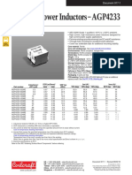 TH Power Inductors - AGP4233: Click For Temperature Derating Information