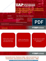Convención de Viena de 1980 Sobre Contratos de Compraventa Internacional de Mercaderías Aprobada Por La Conferencia de La ONU El 11 de Abril de 1980.